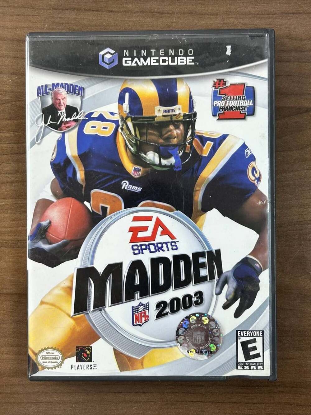 Madden NFL 2003 Nintendo GameCube 2002 EA Sports Game Disc w/ Case